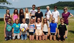 Werkschulheim Felbertal bei der Beachvolleyball Landesmeisterschaft der Unterstufe im Juni 2018