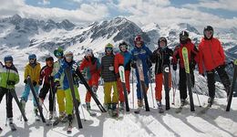 Schikurs in lech am Arlberg im April 2014
